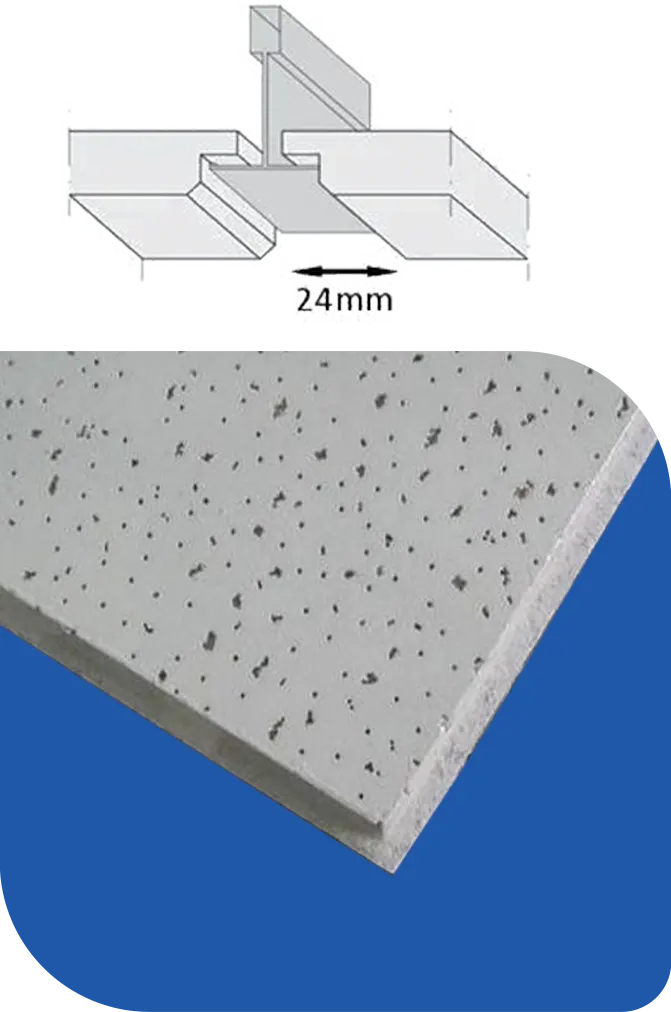 Gypexim Tegular Edge Mineral Fibre Board